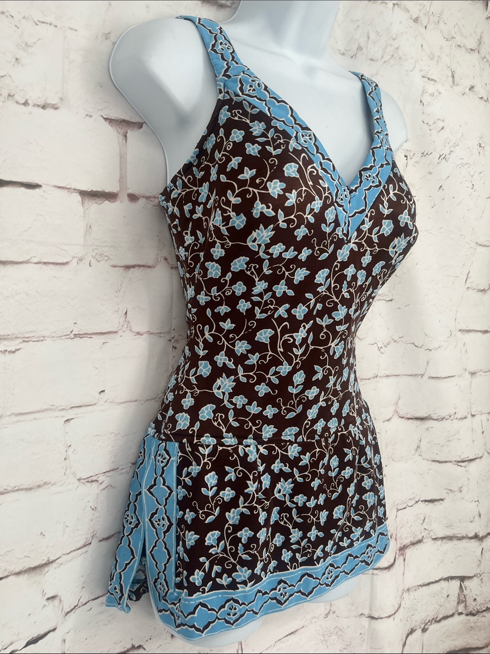 ✨VTG RARE✨70s Perfection Fit by Roxanne Swim Set, Size M - Picture 1 of 12